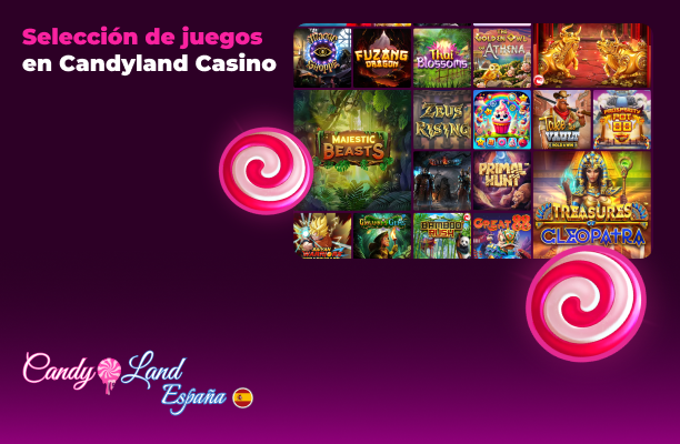 Reseña de la sección de juegos del Casino Candy Land España