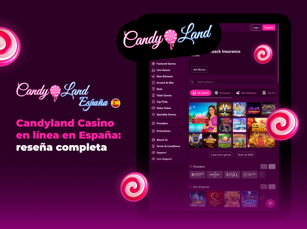 Casino Candyland España: Análisis, ventajas, desventajas e instrucciones de registro